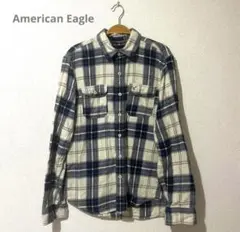 <American Eagle>アメリカンイーグル チェック柄 ネルシャツ