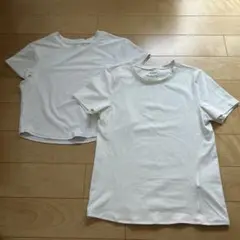 スポーツウェア　tシャツ 2枚セット　オフホワイト