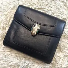 BVLGARI セルペンティ フォーエバー 折り財布 スネーク レア
