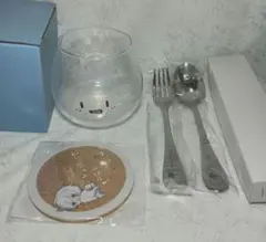 【まふまふ】まふてる　グラス　スーベニア　コースター　コラボカフェ　カトラリー