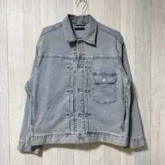 ユニクロ　UNIQLO デニムジャケット　インディゴ　Lサイズ　T1
