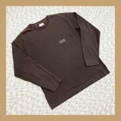 ARCH&LINE◆ロンT　長袖カットソー（３）ブラウン　無地