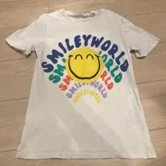 H&M 140cm スマイルプリントTシャツ　半袖　トップス　キッズ　子供用