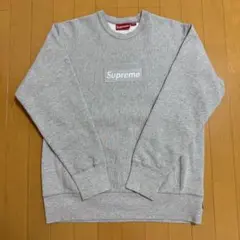 Supreme Box Logo Crewneck ヘザーグレー 05aw