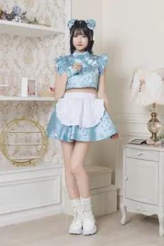 クリアストーン チャイナメイド 水色