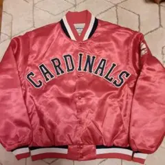 古着90sUSA製 MLB セントルイス・カージナルス スタジャン