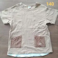SiShuNon ベージュ Tシャツ 140サイズ