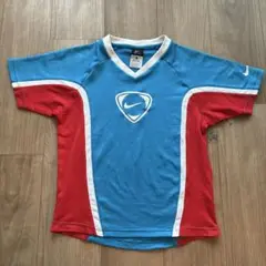 ナイキ　Nike DRI-FIT Tシャツ M140 青/赤
