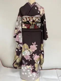 振袖&帯&長襦袢セット◉ナカノヒロミチ　◉花柄振袖