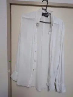 14th tsx 真珠牡丹　白ドレスシャツ