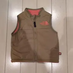 秋冬準備　ノースフェイス　リバーシブルコージー　ベスト フリース 80