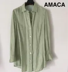 AMACA リネンシャツ