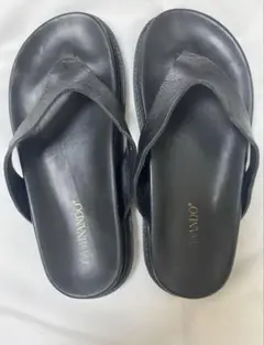 CAMINANDO カミナンド トングサンダル 本革 ブラック