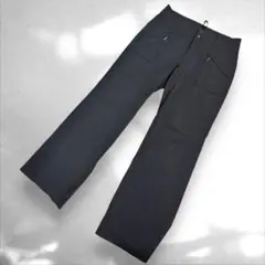 B2》23区　大きいサイズ2XL 44ストレートスラックス　ジッパーポケット　黒