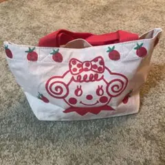 【レア】Curly イチゴデザイン トートバッグ