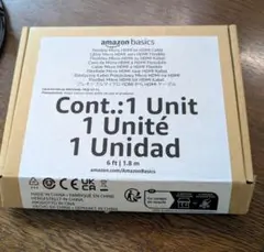 ✨即日発送✨ Amazonベーシック Micro HDMI→HDMI 1.8m