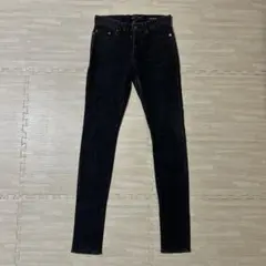 （希少サイズ）サンローランパリ　スキニーデニム 26 ブラック　578972
