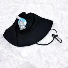 新品❣️SHOO LA RUE シューラルー ブラック バケットハット 調整可能