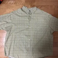ROUND TREE & YORK 3X 半袖シャツ 幾何学模様