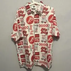 ビックボーイ メンズ 半袖 デザイン シャツ 柄シャツ 個性的 L XL 夏
