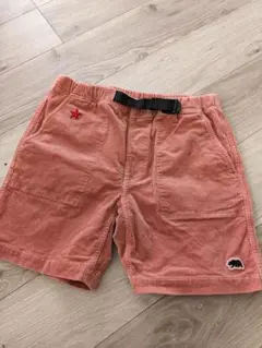 evenflow コーデュロイショートパンツ　ピンク