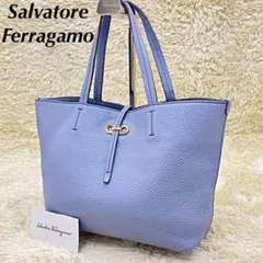 【Salvatore Ferragamo】トートバッグ ダブルガンチーニ金具