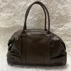 REN✖︎Edition ボストンバッグ　レザー　肩掛け可能　A4収納