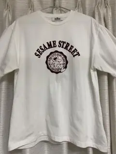 ミラオーウェン セサミコラボTシャツ 白 エルモ MilaOwen