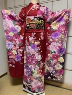 ☆新品☆ セット 正絹 振袖 大きいサイズ トールサイズ