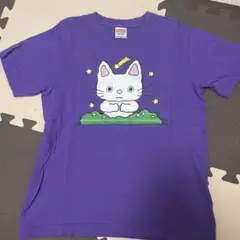ノンタン　イラスト Tシャツ 紫色