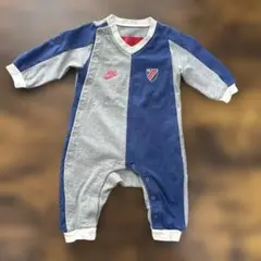 Nike スポーツロンパース ネイビー/グレー 70cm