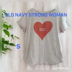 OLD NAVY STRONG WOMAN Tシャツ S 輸入古着/海外古着