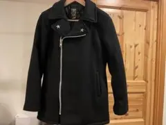 Schottライダースコート紺サイズ16