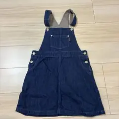ダークブルー ジャンバースカート