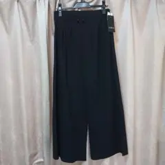 アベイル シュリーブ ワイドストレートパンツ 黒 Lサイズ 綿100%