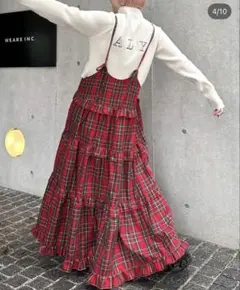 【未使用に近い】Alley フリルティアードキャミワンピース