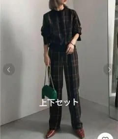 AMERI CHEERFUL CHECK TOPu0026PANTS
