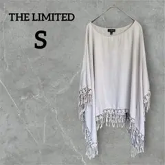 THE LIMITED【S】ザリミティッド ベージュ フリンジポンチョ