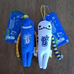 モケケ ぬいぐるみストラップ 　ベイスターズ