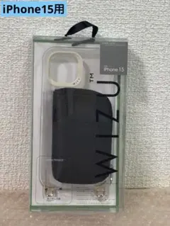 WIZU iPhone 15 スマホケース ブラック