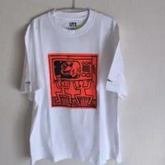 【送料込】UNIQLO Keith Haring Tシャツ L ホワイト