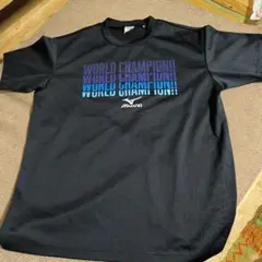 Mizuno WORLD CHAMPION!! Tシャツ M 黒