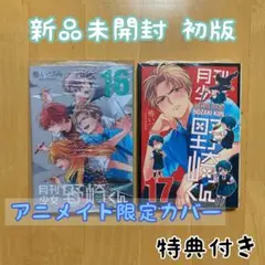 特典 初版 16巻 17巻 月刊少女野崎くん アニメイト 限定 カバー 堀 鹿島
