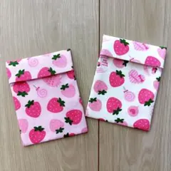 ハンドメイド　匿名配送　保冷剤ケース　保冷剤カバー　2つセット