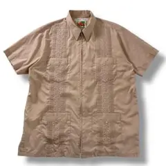 HABAND GUAYABERA 90s キューバシャツ オープンカラー ジップ