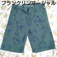 FRANKLIN MARSHALL 海洋モチーフ ショートパンツ　ストレッチ製