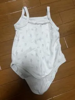 ベビー肌着 ホワイト 動物プリント 80サイズ