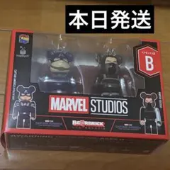 ハッピーくじ　マーベル　ベアブリック　B賞　ペアボックス