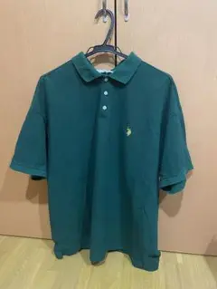 U.S.POLO ASSN.無地半袖ポロシャツ