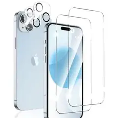 Freeluck iPhone 15Plus 15ProMax　フィルム 4枚